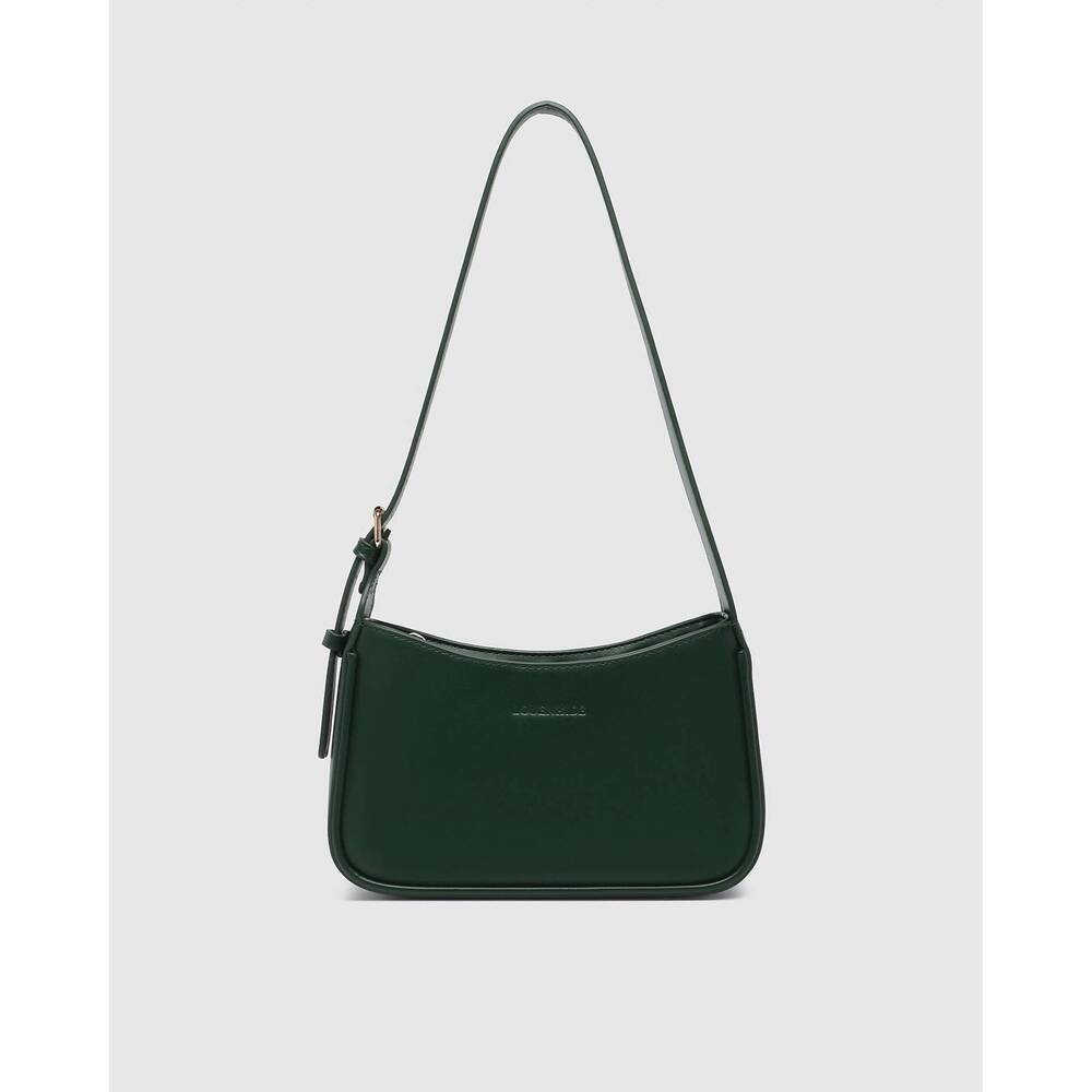 NEW LOUENHIDE women's ivy shoulder bag in forest green